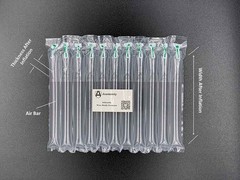 Bubble Cushioning Wrap, Inflatable Packing Material. w/ Free Pump. & Clip