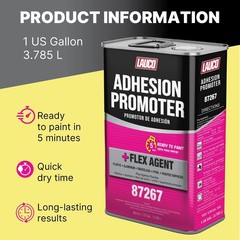 Lauco Adhesion Promoter 1 Gal – Fast Dry for Plastic, Metal, Fiberglass, Paint