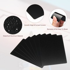 100 Pack Metal Business Cards Blank 3.4×2.1″ Aluminum Laser Engrave Printable