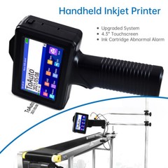ToAuto Handheld Inkjet Printer Date QR Code Barcode Printing Logo Label Machine