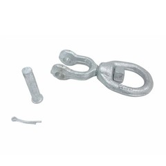 Swivel Marine Mooring Galvanized 2250 Pounds 3/8 inch JAW EYE