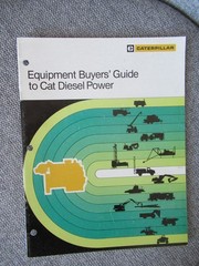 CAT Caterpillar Construction Equipment Buyer’s Guide Sales Brochure Catalog