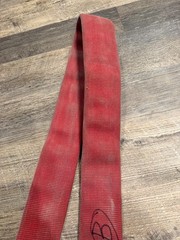 3 1/8″ wide Red Fire hose for boat docks, abrasion protection etc. 10’ length