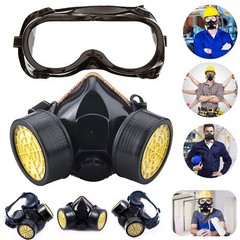 Half Face Cover Respirator Gas Mask Safety Filters for Painting Spray Facepiece