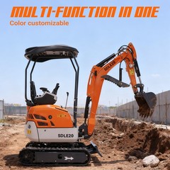 20HP Kubota EPA Mini Excavator | Hydraulic Thumb, Side Tilt & Wide Tracks