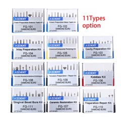 Dental FG Diamond Burs Composite/Polishing For High Speed Handpiece AZDENT