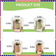 25 Ft. 3/16 OD Copper Nickel Brake Line Tubing Coil and Fitting Kit, 25 Ft of 3/