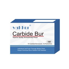 Vakker Dental Round Carbide Burs Latch Type RA SURG 8 Surgical 10pc/pk
