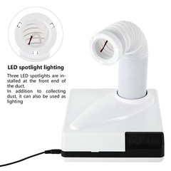 Dentistry Vacuum Cleaner Dental Lab Vacuum Cleaner With 3 LED Spotlights 60W