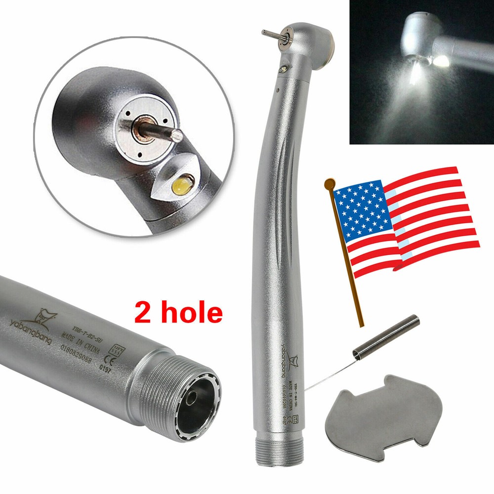 YABANG E-generator Dental LED Fiber Optic High Speed Handpiece 2/4 hole YBM