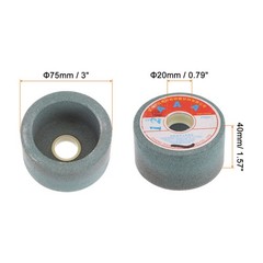 Cup Grinding Wheel 3 Inch 120 Grits Silicon Carbide Green Aluminum Oxide