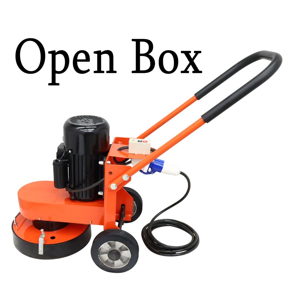 OpenBox-Handpush Electric Cement Ground Grinder Floor Polishing Machine 220V 4KW