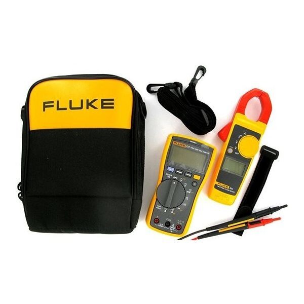 Fluke 117/323 Electricians Combo Kit Digital Multimeter Clamp Meter 400AC 600DC