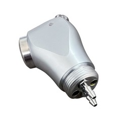 Dental 3 Way Air Water Syringe Triple Spray Handpiece with 2 Nozzles Tips Tubes
