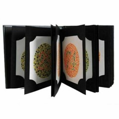 38 Plate Ishihara Test Book For Color Blindness Ophthalmology