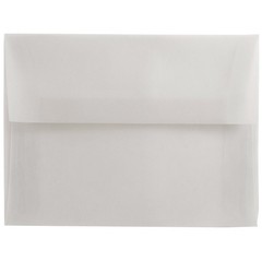 Jam Paper A7 Translucent Vellum Invitation Envelopes – 5 1/4 X 7 1/4 – Clear –