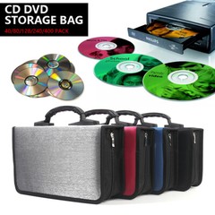 128/240/400/520 Disc CD/DVD Wallet Binder Book Sleeves Storage Bag Carrying Case