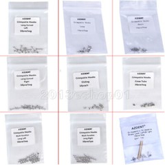 10Type Dental Orthodontic Crimpable Hooks Sliding/Spiral Cross/Double Tube Stops