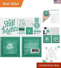 Wipes – Flushable Wipes, Individually Wrapped, Travel Friendly, Unscented wit…