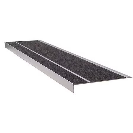 Wooster Products 300Bla3 Stair Tread Cover Extruded Aluminum Black, 36 In W X