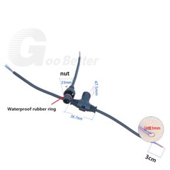2/3/4 Pin Electrical Wire 3 Way Connector Male Female Extension Plug Power Cable