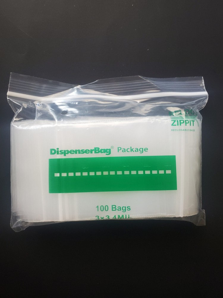 1 to 1000 2×3 to 24×24 Clear Reloc Zippit Seal Top Reclosable Zip-lock Bags 4Mil