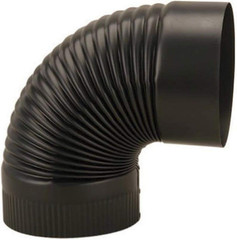 , Black UNITED STATES HDW BM0023 6″ Corrugated Elbow, 1