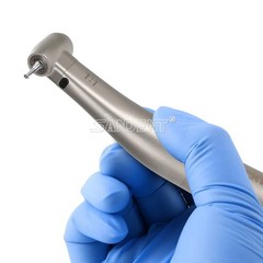 SANDENT Dental 1:1 Fiber Optic LED Contra Angle Handpiece Inner 4 Spray E-type
