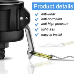 330 Gallon IBC Tote Water Tank Coupling Adapter 2″ to 3/4″ Cam Lock Garden Hose