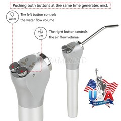 1-20*Dental Air Water Spray Triple Syringe 3 Way Handpiece w/ Nozzles Tips Tubes