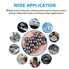 600pcs Bicycle Bearing Balls 6 Sizes 1/4 to 3/32 Loose Steel Ball Bearings Set