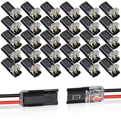 30PCS Quick Disconnect Wire Connectors – Effortless Tool-Free Installation