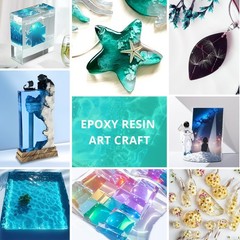1 Gallon 2-Part Crystal Clear Epoxy Resin Kit, Food Grade, UV Resistant