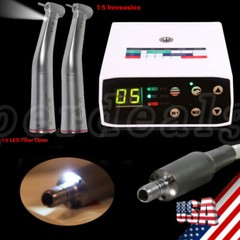 Dental NSK Style Brushless LED Electric Micro Motor/1:5 Contra Angle Handpiece Y