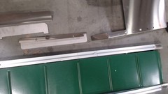 47″L Electric Incline Conveyor Machine, Max. 29.5″H Lift, 7.87″W Rubber PVC Belt
