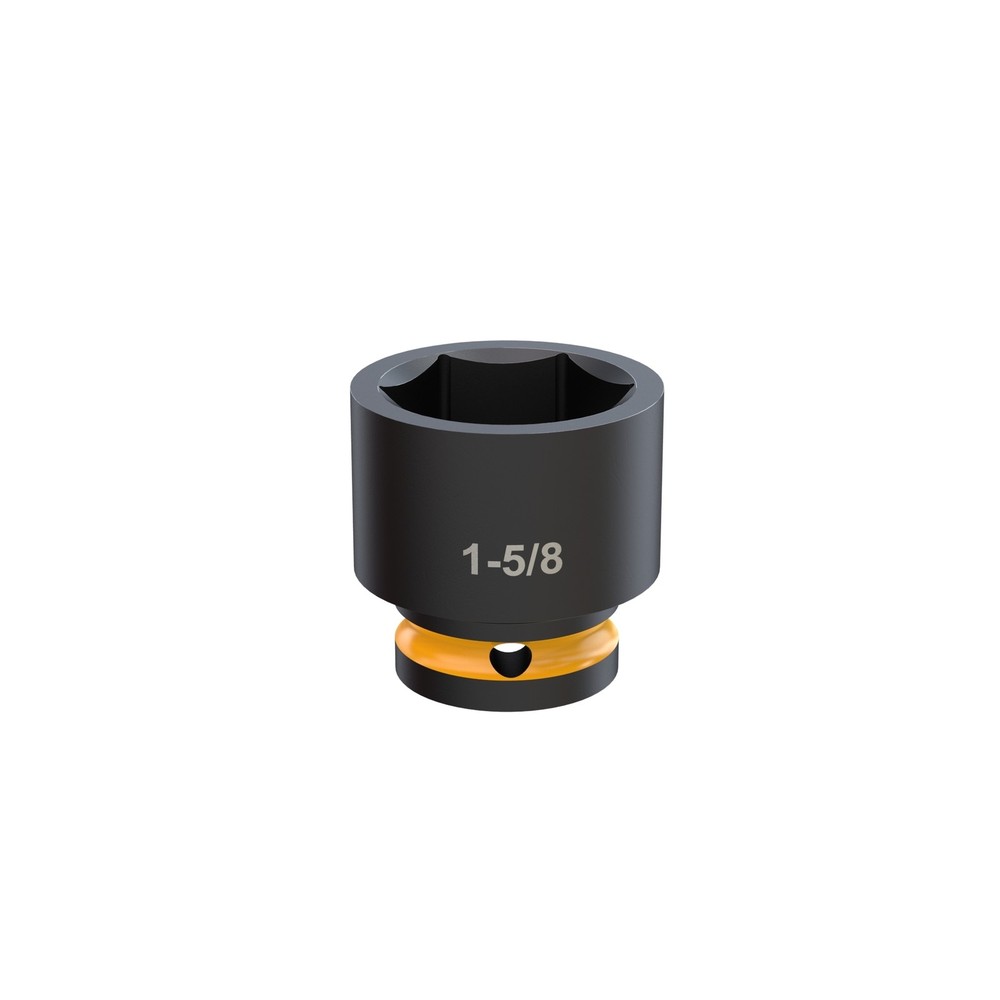 Klutch 3/4in.-Drive 6-Point Chrome Molybdenum Jumbo Impact Socket, 1-5/8in. SAE