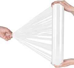 15″ Stretch Wrap 500ft 60 Gauge Clear Heavy Duty Moving Packing Film Roll