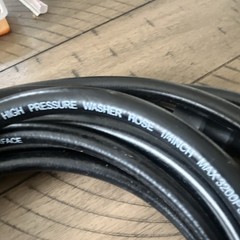 YAMATIC High Pressure Washer Hose 1/4 in 3200 PSI 220 BAR Black