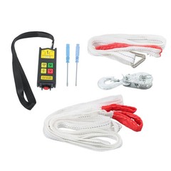 PA600 Electric Hoist 110V 1320Lbs Winch w/ 328ft Wireless Remote Control