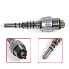 Dental LED Quick Coupler 4/6 Hole fit Kavo Multiflex LUX Fiber Optic Handpiece