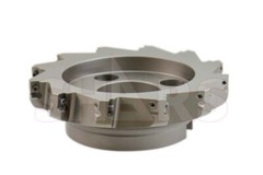 Shars CNC 8″ 90 Degree Indexable Face Mill with 12 APKT 1604 Inserts New L[