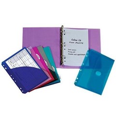 C-Line Mini Binder Starter Kit: Binder Index Dividers Filler Paper Color Varies