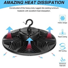 480V 240W UFO LED High Bay Light Industrial Commercial Warehouse Ceiling Lights