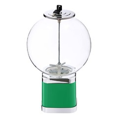 Gumball Machine With Coin Bank – Green Vintage Bubble Gum Candy Dispenser USA