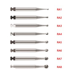 5-50pcs Dental Bur Round Latch Carbide RA Fit Low Speed Contra Angle Handpiece