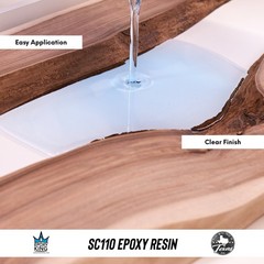 CLEAR EPOXY RESIN 3 GALLON KIT * UV RESISTANT * MARINE GRADE * NON-TOXIC * BOAT