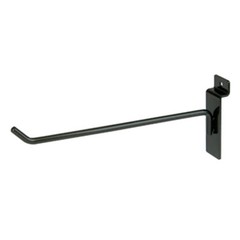 Slatwall Hooks: 1″, 2″, 4″, 6″, 8″, 10″, 12″ – Black, White, Chrome – FREE SHIP!