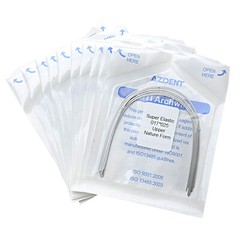 10X AZDENT Dental Orthodontic Super Elastic Niti Nature Rectangular Arch Wires