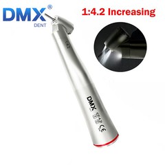 DMXDENT Dental 1:1/1:4.2 /1:5 Contra Angle Fiber Optic LED Low Speed Handpiece