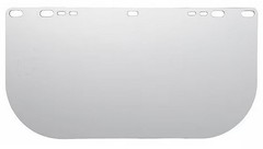 Jackson Safety 29104 Face Shield Visor, Clear Visor, Polycarbonate, Uncoated